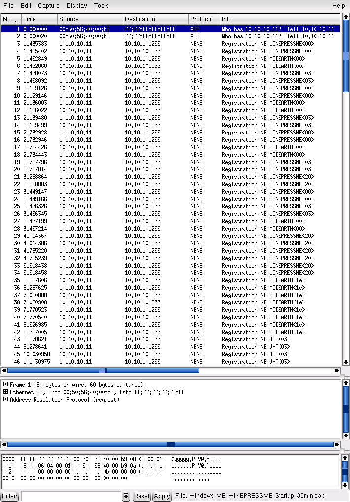 Windows Me Broadcasts The First 10 Minutes